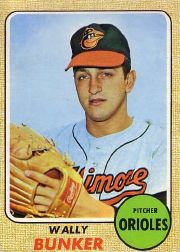 1968 Topps Baseball Cards      489     Wally Bunker